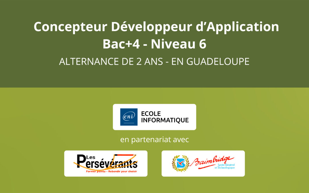 Ouverture de la première formation ENI ECOLE en Guadeloupe