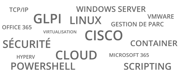 Nuage de mots illustrant la formation TSSR